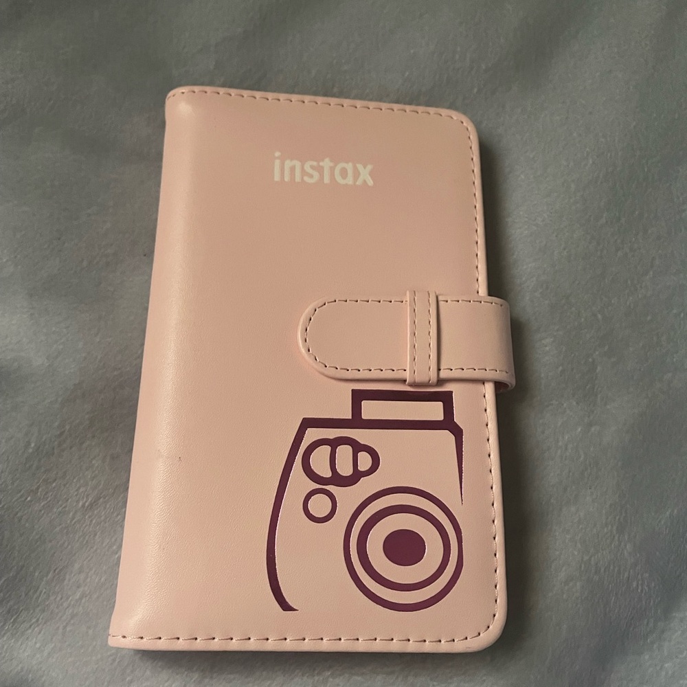 Instax Blush Pink Photo Holder Case